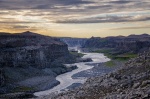 Atardecer en el cañón Jökulsárgljúfur - Islandia
Atardecer, Jökulsárgljúfur, Islandia, Vistas, Dettifoss, cañón, desde, cascada