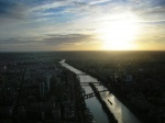 Se pone el sol en Paris
Paris, Desde, Eiffel, pone, torre