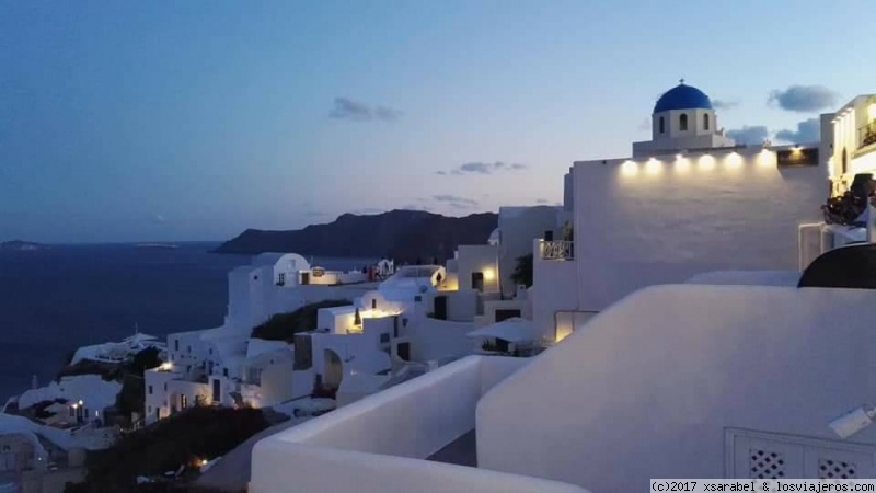 VIAJE POR LAS ISLAS GRIEGAS: SANTORINI Y MYKONOS - Blogs of Greece - PUESTA DE SOL EN OIA (2)