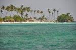 Vista de la playa privada de cayo levantado desde el embarcadero
republica dominicana