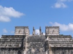 Ruinas mayas en chichen itza.