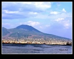 At the foot of Vesuvius.