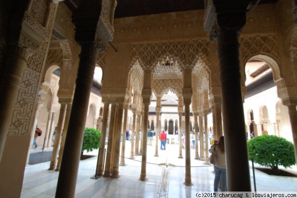 La Alhambra. Granada
Columnas en el Patio de Los Leones

