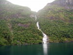 Waterfall in Fjord