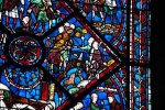 Vitral de la historia de José. Detalle. Chartres