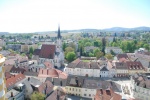 Vista general del pueblo de Melk. Austria.