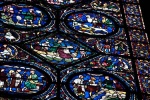 Vitral de San Eustaquio, detalle. Chartres