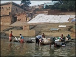 Lavar la ropa
sabanas ganga ganges varanasi lavar