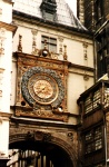 Gros Horloge en  Rouen, Normandía