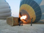 Preparación de los globo aerostático