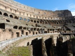 Interior of the Colosseum in Rome