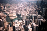 Vistas de Chicago desde la Sears Tower ,
Chicago