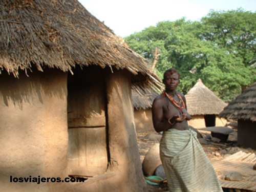 Aldea en el pais Bassari- Senegal