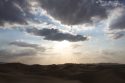 Sunset in Gobi desert
