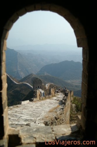 Vista desde una torre de la Gran Muralla - China
View from a Tower of the Great Wall - China