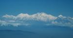 Cordillera del Himalaya vista desde Darjeeling - India