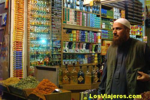 Tiendas de especias y perfumes -Amman- Jordania