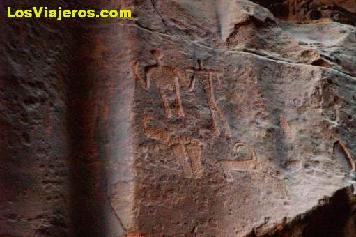 Pinturas rupestres -Wadi Rum- Jordania
