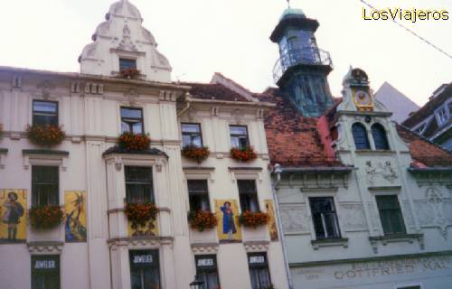 Graz - fachadas pintadas - Austria