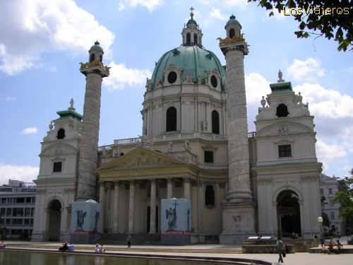 Iglesia de San Carlos Borromeo -Karlskirsche- Viena - Austria