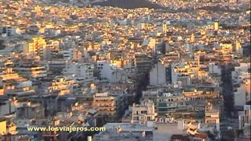 Atenas: Vista general sobre la ciudad - Grecia