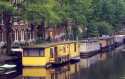 Ampliar Foto: Casas flotantes en los canales de Amsterdam - Holanda