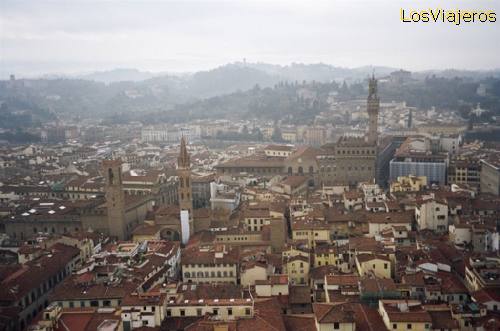 Vista general de la ciudad de Florencia- Italia