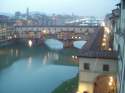 The Ponte Vechio joins the two shores of Arno riverin Forenc