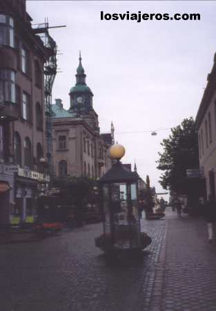 Elegantes calles de Karlskrona -Suecia - Dinamarca