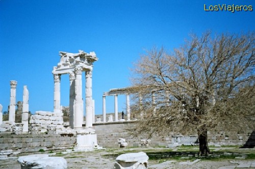 Templo de Trajano-Pérgamo-Turquía - Turquia
