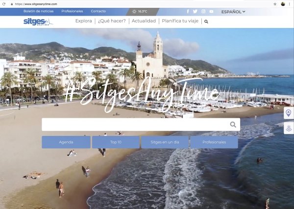 Nueva web turística de Sitges, Sitges presente en Expovacaciones Bilbao (10 al 12 de mayo)