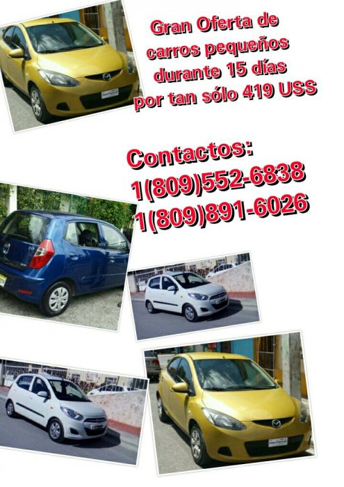 si necesitas alquiler de coche te paso los precios, ALQUILAR COCHE EN BAVARO -  PUNTACANA