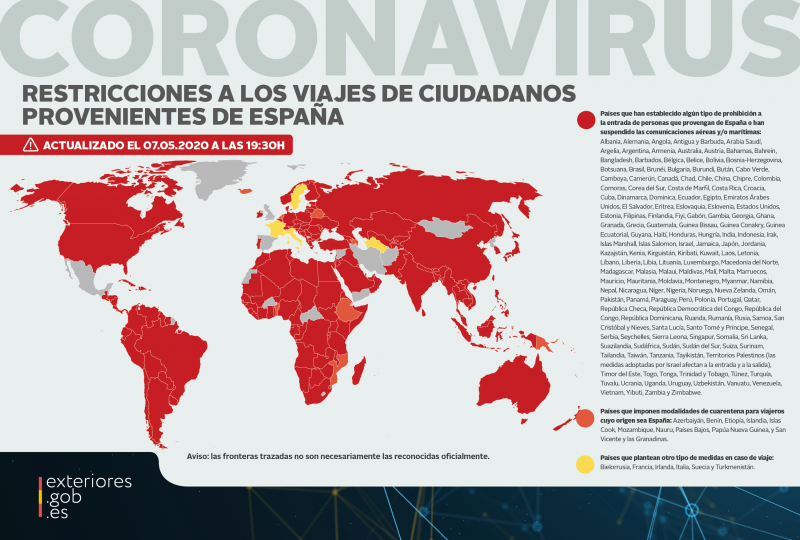 Coronavirus a nivel mundial y Turismo: noticias, dudas salud - General Travel Forum