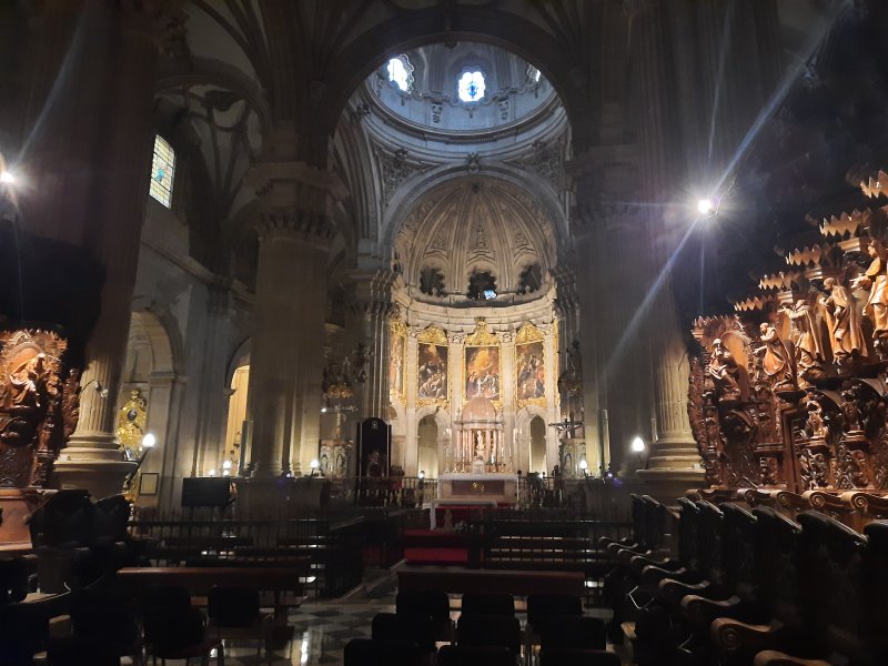 Interior de la Catedral de Guadir, Visita de Guadix - Granada 1