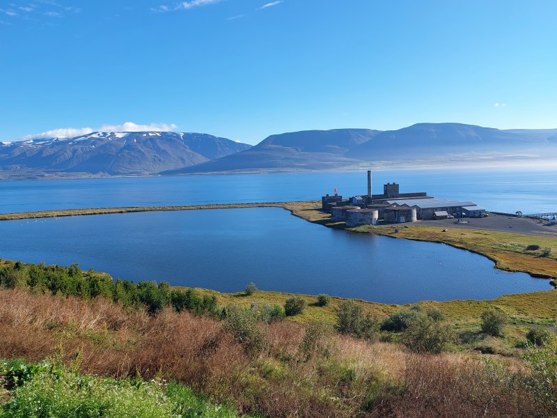 Vistas del Fiordo desde The Viking Country Club, Hjalteyri, fiordo de Eyjafjordur (Akureyri) 1