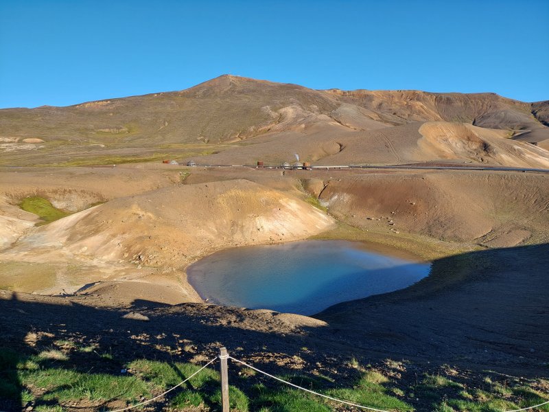 Laguna del Crater de Viti, Volcán Krafla, Volcán Krafla, Crater Viti y Hverir -Myvatn, Norte Islandia