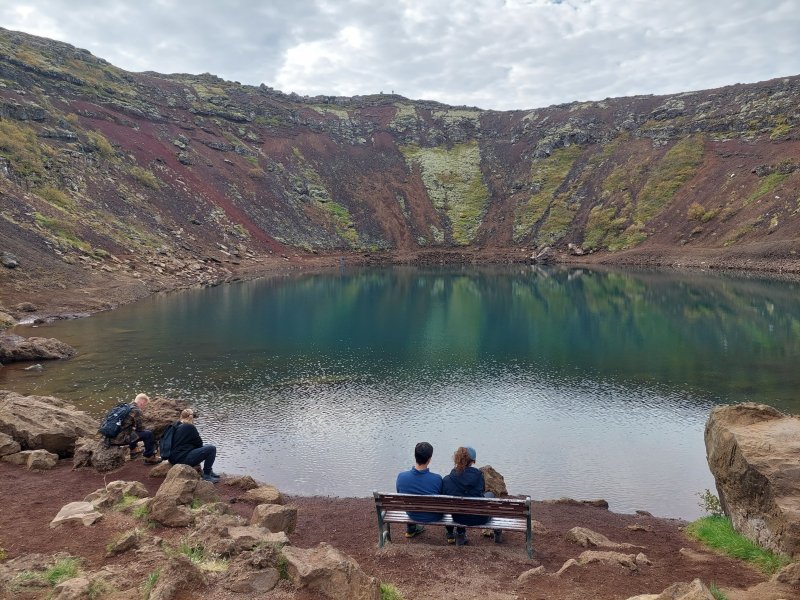 Laguna del Crater de Kerid, Cráter de Kerid - Círculo Dorado, Sur de Islandia 1