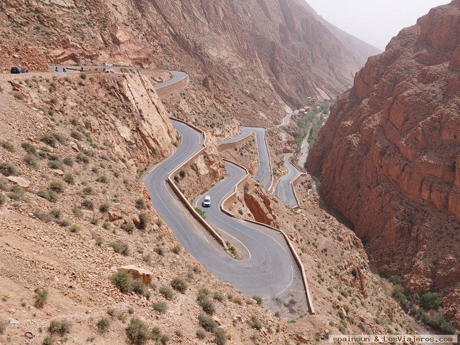 La parte bonita de la carretera de la garganta del Dades, Imilchil y Agoudal - Alto Atlas, Marruecos 0