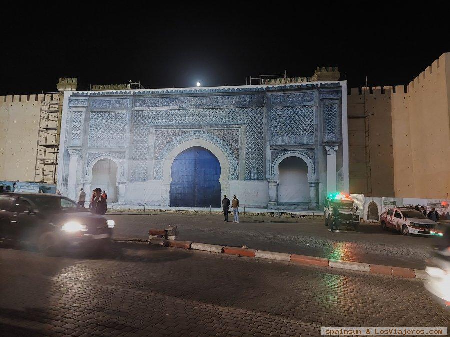 Puerta de Almanzor en obras, Meknes (Mequínez) - Ciudades imperiales de Marruecos 1