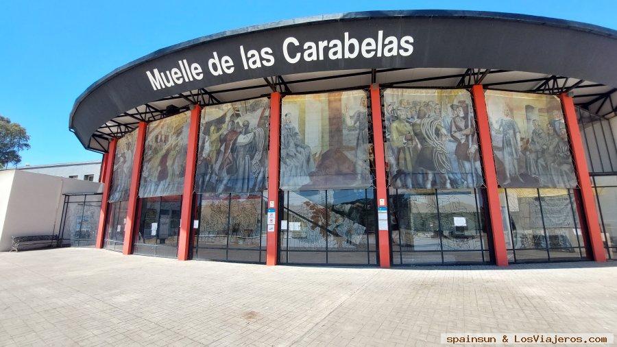 Muelle de las carabelas cerrado por reforma 0, Moguer y Palos de la Frontera, Huelva