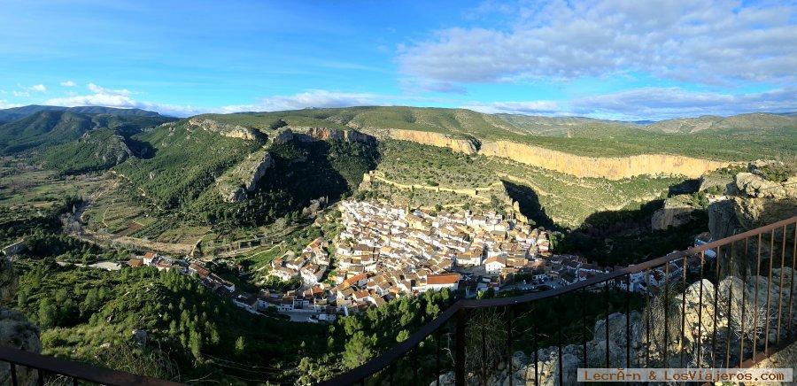 MIRADOR DE LA CRUZ O DE LA MUELA - CHULILLA 0, Comarca de los Serranos: Pueblos, qué ver - Valencia