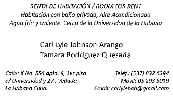 Casas particulares en La Habana - Cuba 1
