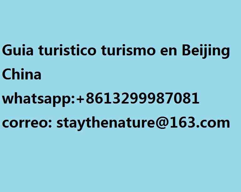 Guia turismo en Beijing Pekin Gran Muralla China