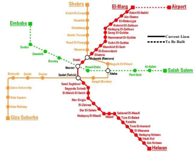 El Metro en El Cairo - Transporte Público 0