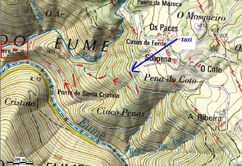 Como llegar a pie al Monasterio de Caaveiro (A Coruña), Visitar las Fragas do Eume / Fragas del Eume (A Coruña)