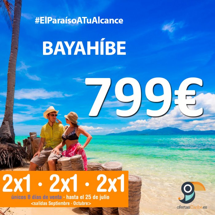 ¡8 DÍAS LOCOS DE VENTA!Caribe desde 699€ OfertasCaribe.es 1