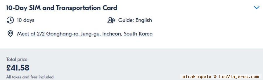 Precio y descripcion SIM + T-Card, Llamar- Internet en Corea: Teléfono Fijo, Móvil, Wifi, Sim