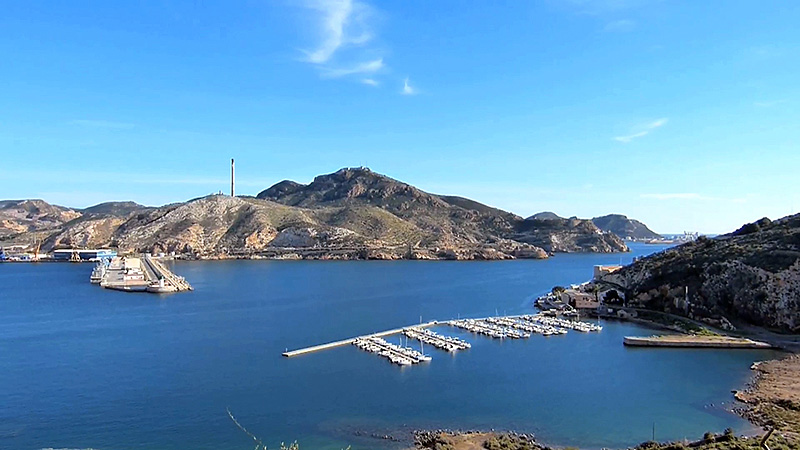 Vistas de la darsena principal del puerto de Cartagena, Vídeos sobre zonas y poblaciones de la Comunidad Valenciana