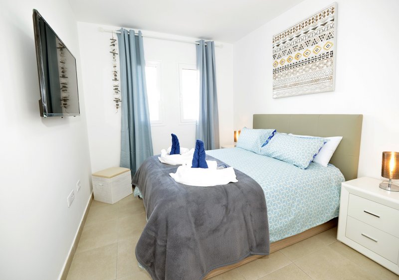 Dormitorio, Sunset Spot Apartamentos Fuerteventura desde 375€ / Semana 1