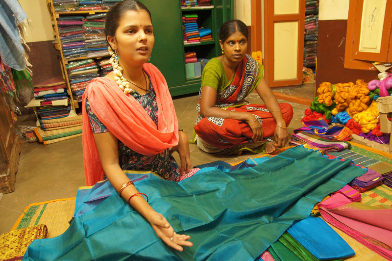 Compras en el Sur de India